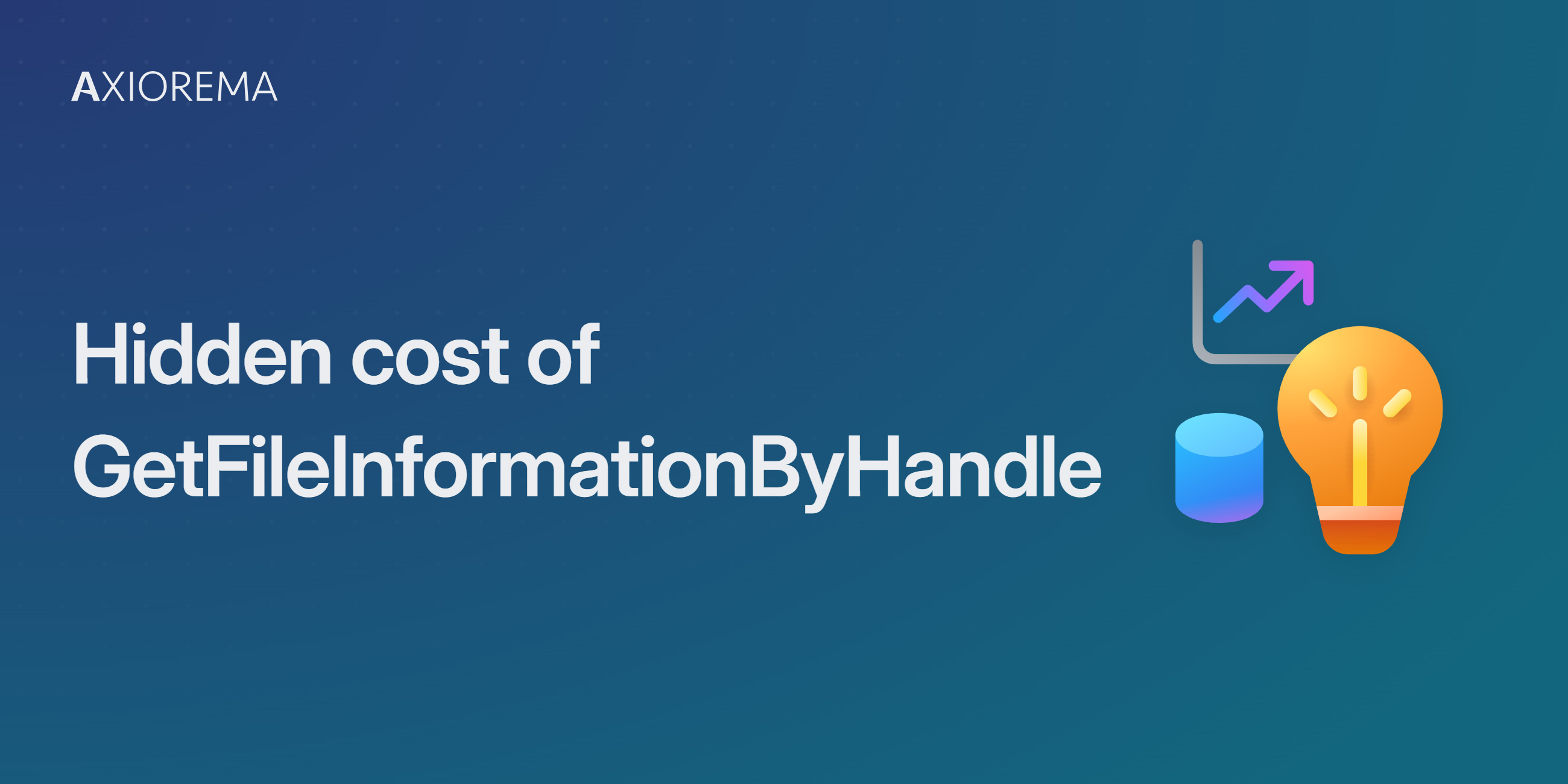 Hidden cost of GetFileInformationByHandle